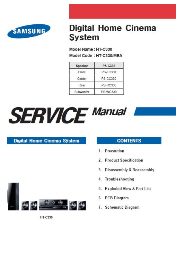 HT-C330, PS-WC330_MEA